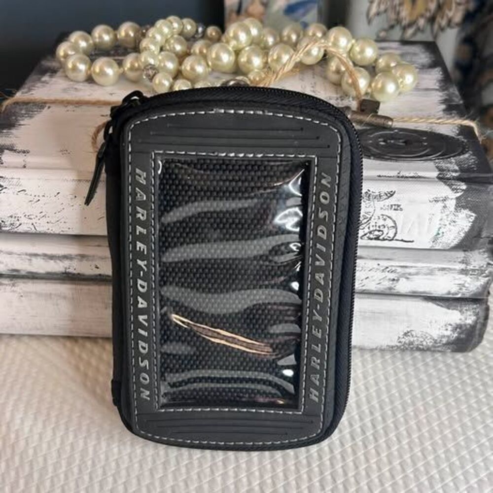 Harley-Davidson Black Zippered Phone Case – Small Phone / Accessories